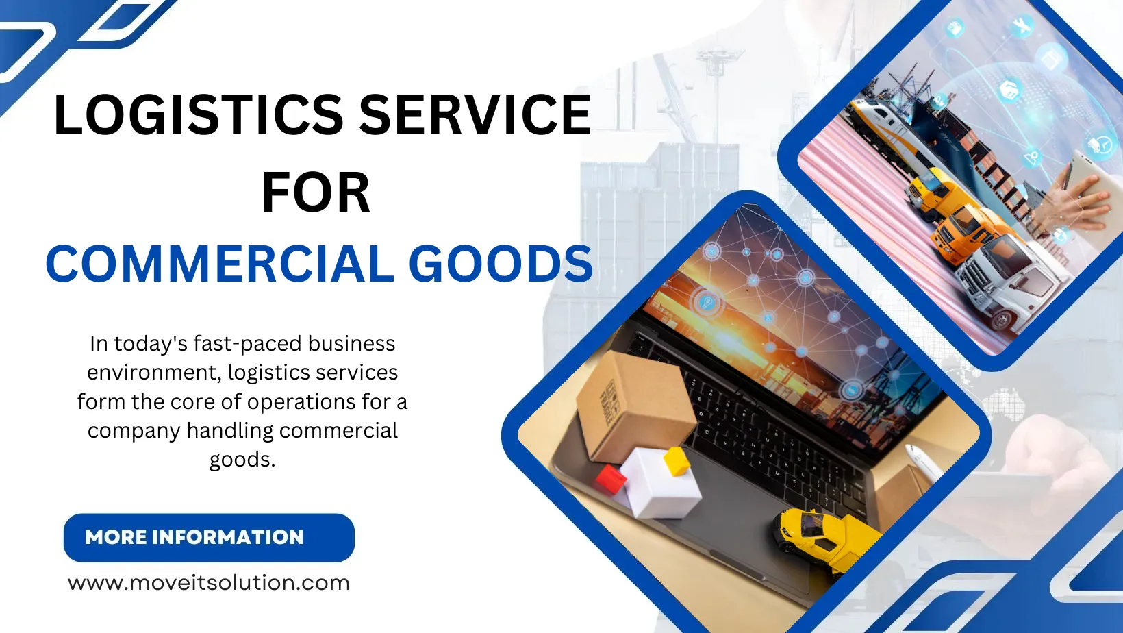 Logistics service for commercial goods