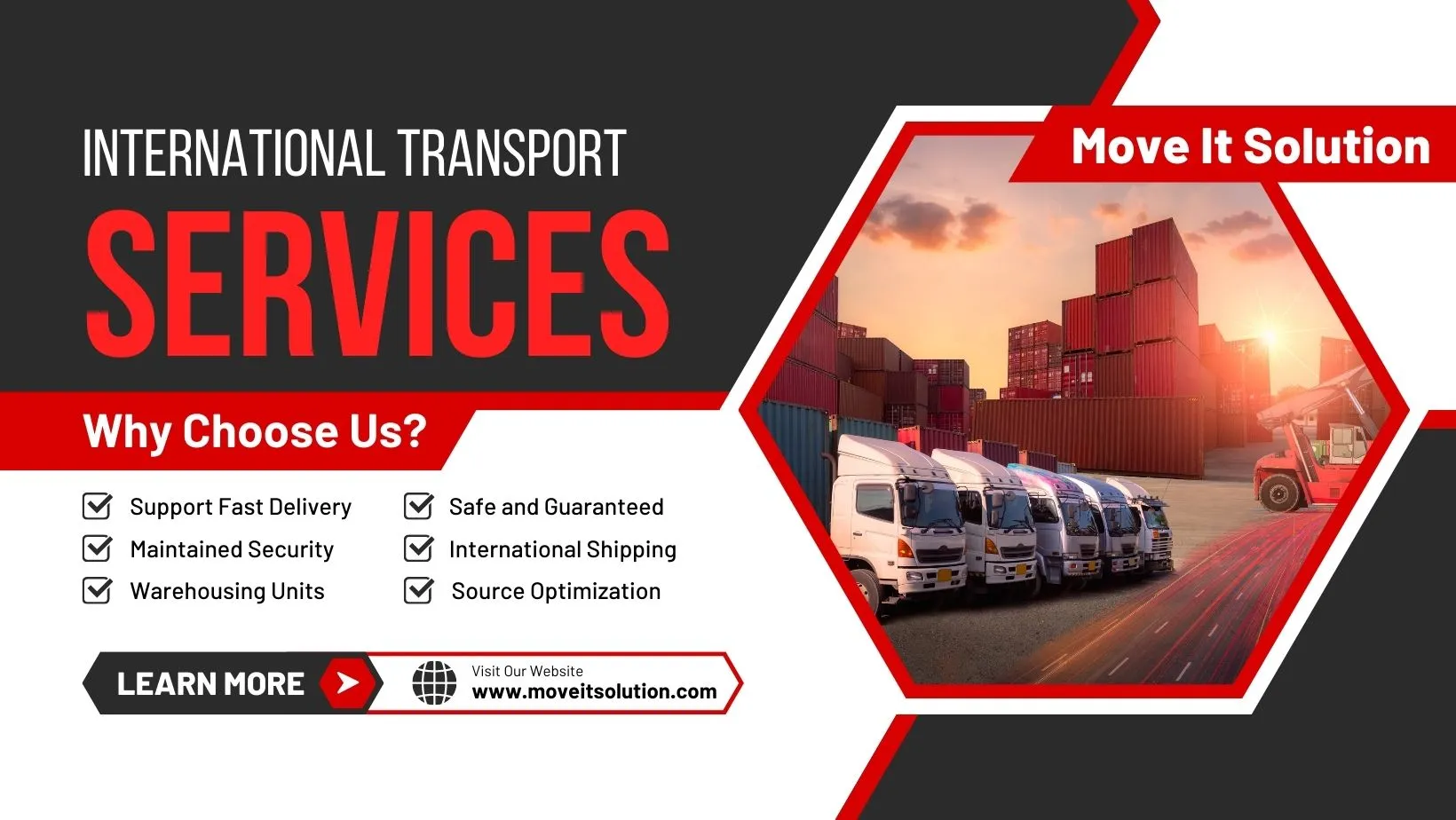 International transport services